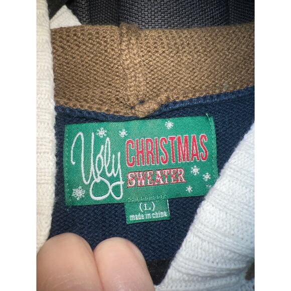 Ugly Christmas Sweater Xmas Size Large - Picture 2 of 3
